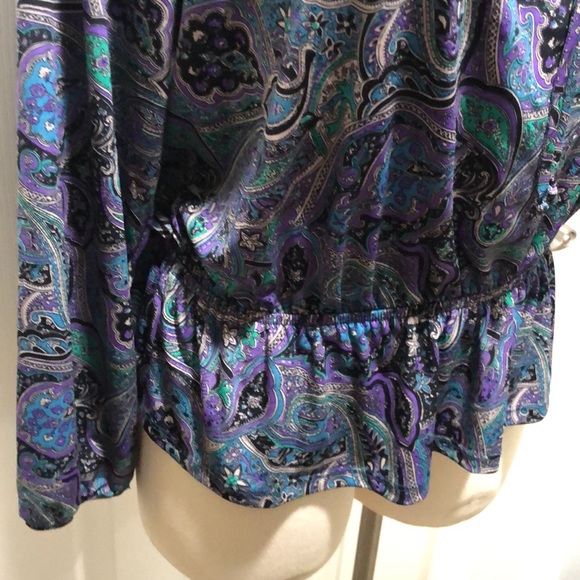 Beautiful blue blouse - Picture 3 of 9